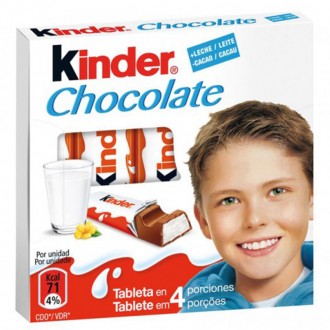 KINDER CHOCOLATE T4 X 20 U
