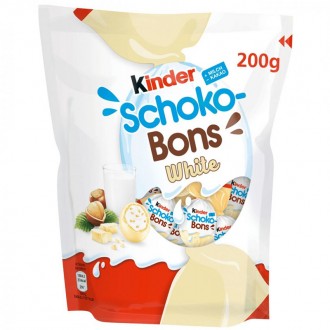 KINDER SCHOKO-BONS WHITE 200GR 18 U