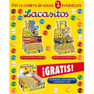 LOTE LACASITOS TOYS + BARRITAS LCS LECHE
