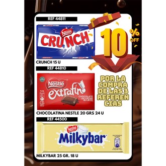 LOTE NESTLE CHOCO CRUNCH-MILKY-ROJA