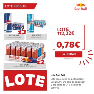 LOTE RED BULL 6 (3N+1S/A+2SURT)