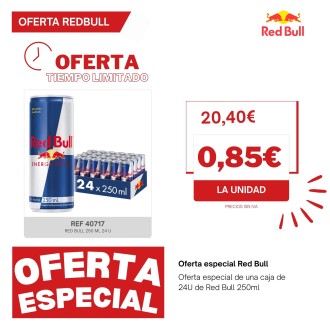 PROMO 40717 PREC ESP RED BULL 250ML 24U