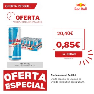 PROMO 44389 PREC ESP RED BULL SIN AZUCAR