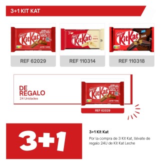 LOTE KIT KAT 24U 3+1