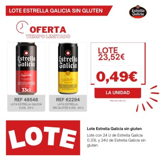 LOTE ESTRELLA SIN GLUTEN 48 UD