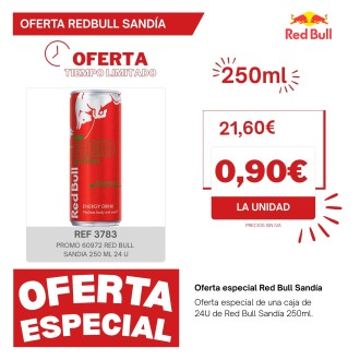 PROMO 60972 RED BULL SANDIA 250 ML 24 U
