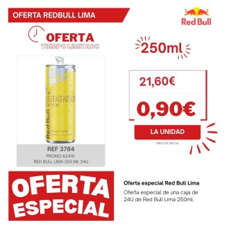PROMO 62410 RED BULL LIMA 250 ML 24U