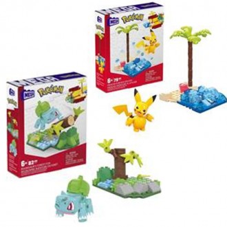 MEGA BLOKS PIKACHU/BULBASAUR (13.99€) 6U