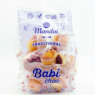 MAGDALENAS BABI CHOC MANDUL 1,60€ 10 U.