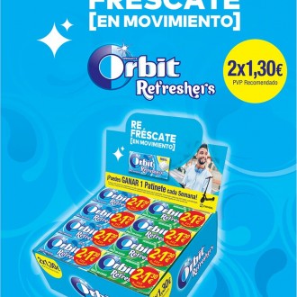 LOTE ORBIT REFRESHERS  2X1,30€ 32 U