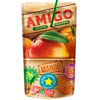 ZUMO AMIGO MANGO 200 ML 16 U