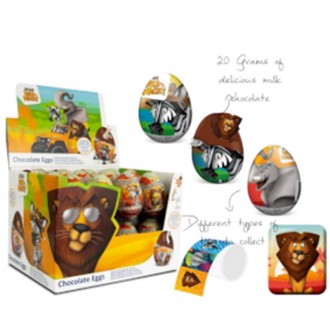 HUEVOS CHOCO SAFARY 20GR 24UD