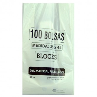 BOLSAS CAMISETA PLASPISA-35X45 100U RECI