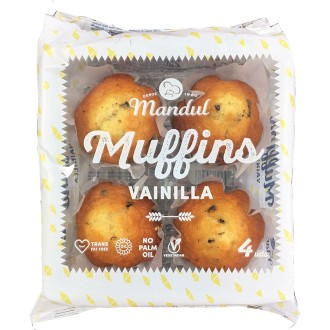 MUFFIN VAINILLA X 4 MANDUL 1,60€ 8 U.