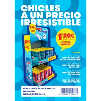LOTE MENTOS GUM 1.20 € 40 U