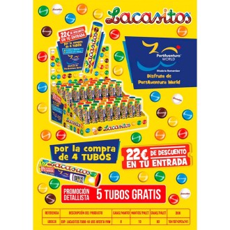 EXP. LACASITOS TUBO 48U PORT AVENTURA