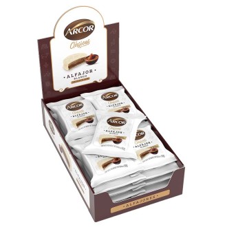 ARCOR ALFAJOR DULCE DE LECHE BLANCO 18U