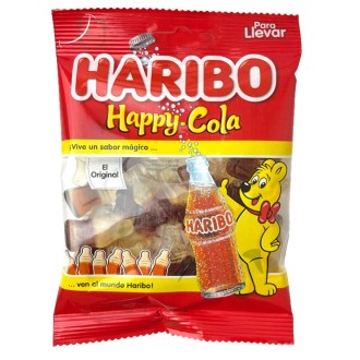 CAJA HARIBO HAPPY COLA 100G 18U