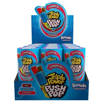 BAZOOKA TRIPLE POWER PUSH POP 12U