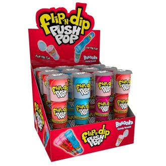 BAZOOKA FLIP AND DIP PUSH POP 12U