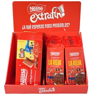 EXP. TABLETA LA ROJA NESTLÉ 90G Y 125G 35 U
