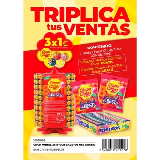 CHUPA CHUPS (3X1€) 200 U + MENT + 2 BOL