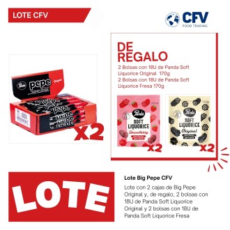 LOTE BIG PEPE X2 + 2 ORIGINAL + 2 FRESA 152U