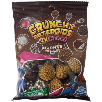 CAJA BURMAR CRUNCHY ASTEROID CHOCO 90G 14U