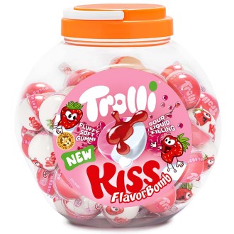 TARRO 3D BESOS FRESA TROLLI 60 U