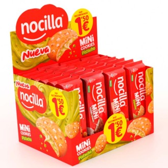 NOCILLA MIXTO MINI COOKIES 1,50€ + PISTACHO 24U