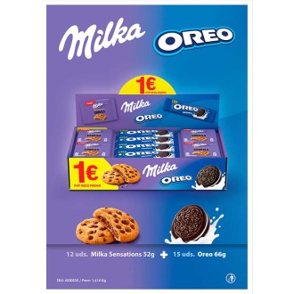 EXP. MILKA SENSATIONS + OREO MIX (1€) 27U