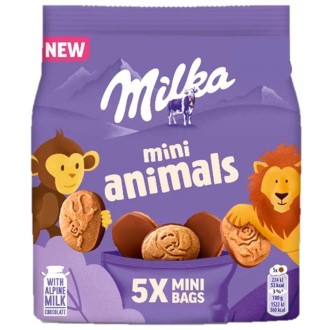 MILKA MINI GALLETAS ANIMALES 8 U
