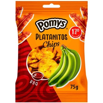 PLATANITOS POMYS BARBACOA 75 GR 15 U