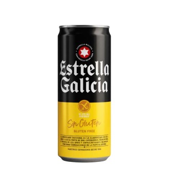LATA ESTRELLA SIN GLUTEN 0,33L  24 U*