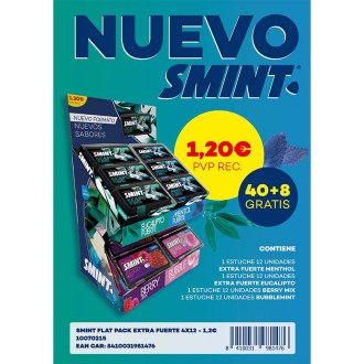 LOTE SMINT FLAT PACK EXTRA FUERTE 40+8U