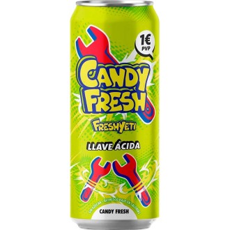 FRESHYETI CANDYFRESH LLAVE ACIDA 50CL 1€ 24U