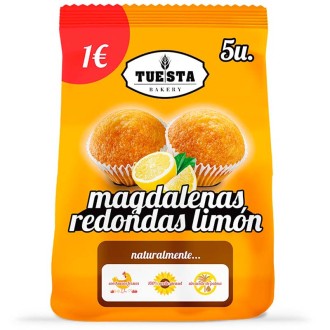 TUESTA MAGDALENAS LIMON 1 € X5 10 U.