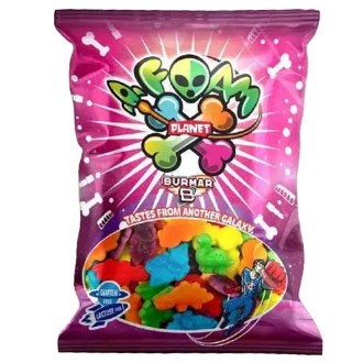 CAJA BURMAR DINO MIX FOAM 80G 14U