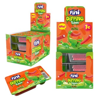 FINI DIPPING MELON TUBES FRESA ACIDAS 60G 12U