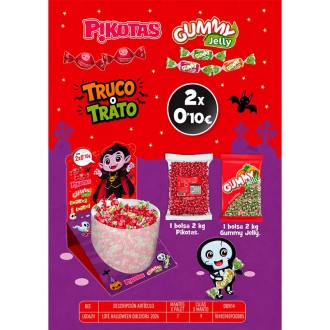 TOLVA HALLOWEEN DULCIORA GUMMY 2KG + PIKOTAS 2KG