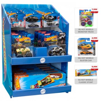 EXPOSITOR HOT WHEELS SOBREMESA 32U