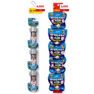 LOTE TIRAS MR BEAST TUBO + SINGLE PACK 10U